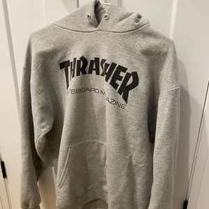 gray thrasher hoodie